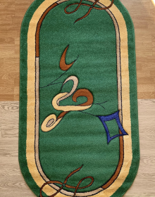 Синтетичний килим Frize Vrezanny 5247A green - высокое качество по лучшей цене в Украине.